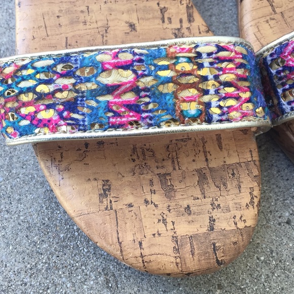 American Eagle 🦅 AEO Wedge Platform Sandal Shoes - Picture 7 of 7